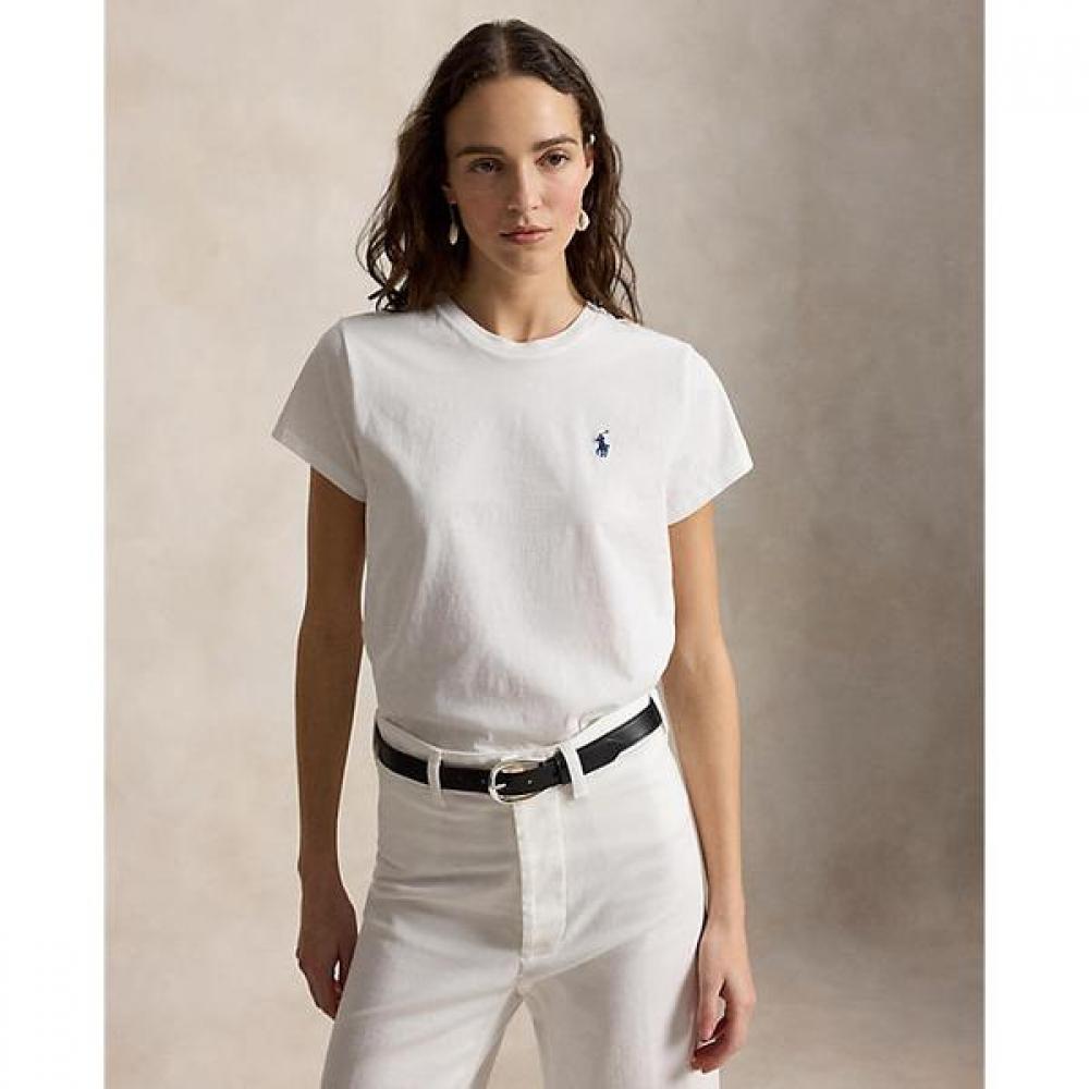Polo Ralph Lauren Women S claSSic Fit Cotton jerSey Crewneck Tee Wmpoknincu21272 XS