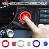 Car Supplies Start Stop Engine Push Button Sticker Accessories Self Customizable Ring Adhesive Easy To Install Decorative Decal