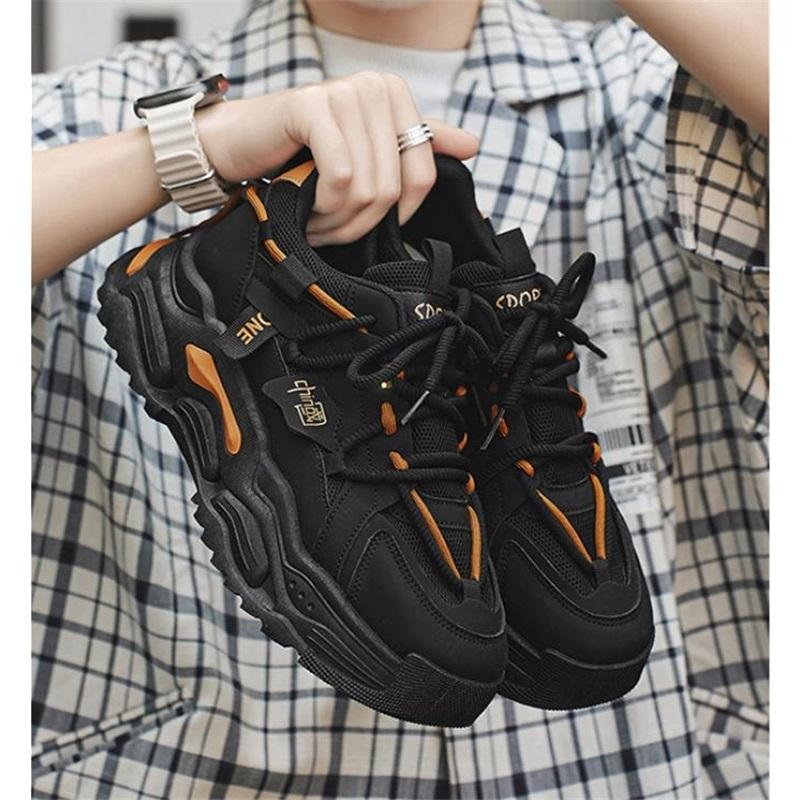 Men's shoes spring and summer breathable ultra-light soft sole non-slip shock absorption student running casual sports shoes