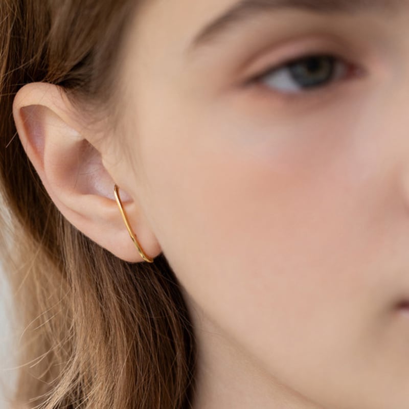 TATIANA (925 Silver) Arc Line Earrings EC3176