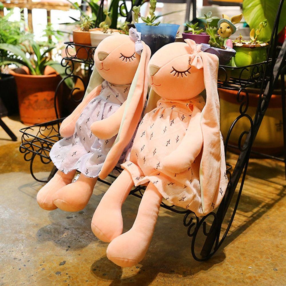 Decor Child Toddler Bunny Plush Toy Stuffed Animal Toys Rabbit Doll With Long Ears Rabbit Soft Toy