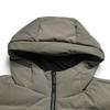 Fila White Simple Casual Versatile Hooded Warm Waterproof Comfortable Down Jacket Men Jacket F61M543904ABN