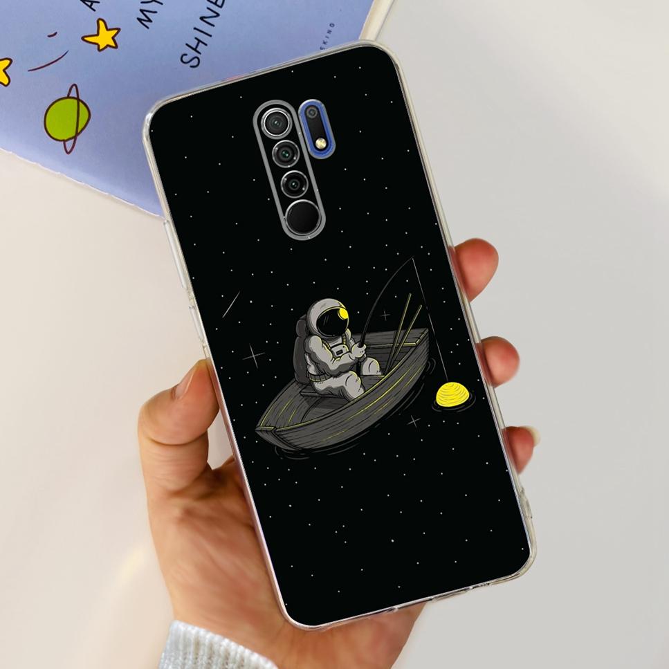 

New For Xiaomi Redmi 9 Case Cute Cat Luxury Flower TPU Soft Silicone Clear Cover For Xiaomi Redmi 9 9A 9a 6.53 Bumper Phone Case Xiaomi Redmi 9