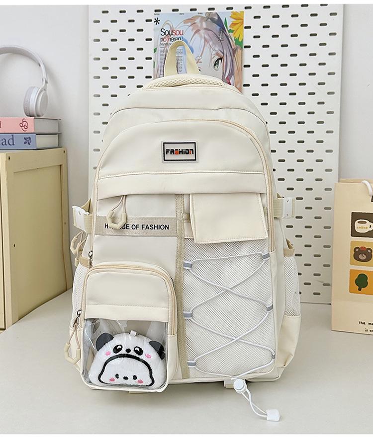 Rucksack mit großem Fassungsvermögen und wasserabweisendem Material mit Rückenschutz für Studenten und Paare