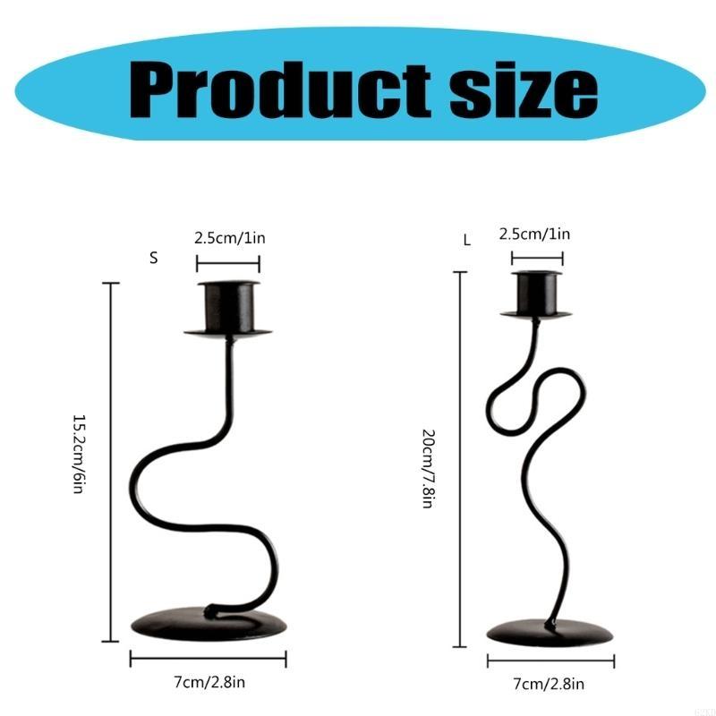 62KD Multipurpose Twisted Iron Holder with Detachable Designs for Easy Storage