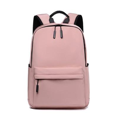 Large-Capacity Solid Color Backpacks with Logo for Junior & High School Students