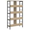 Bookshelf Sonoma Oak 82 x 32 x 144.5 cm Particleboard