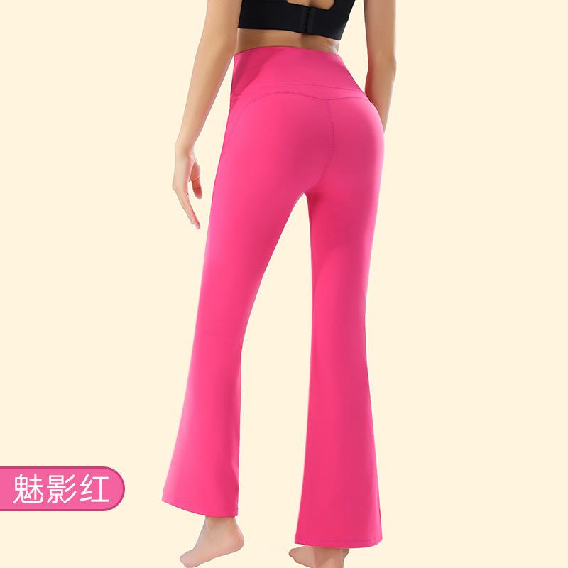 

Sweatpants velvet yoga pants women s warm hair pull high waist hip lift tight horn running wear fitness pants autumn and winter S