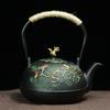 Japanese Style Handmade Iron Kettle Cast Iron Tea Kettle for Boiling Water and Making Tea Home Kung Fu Tea Accessories