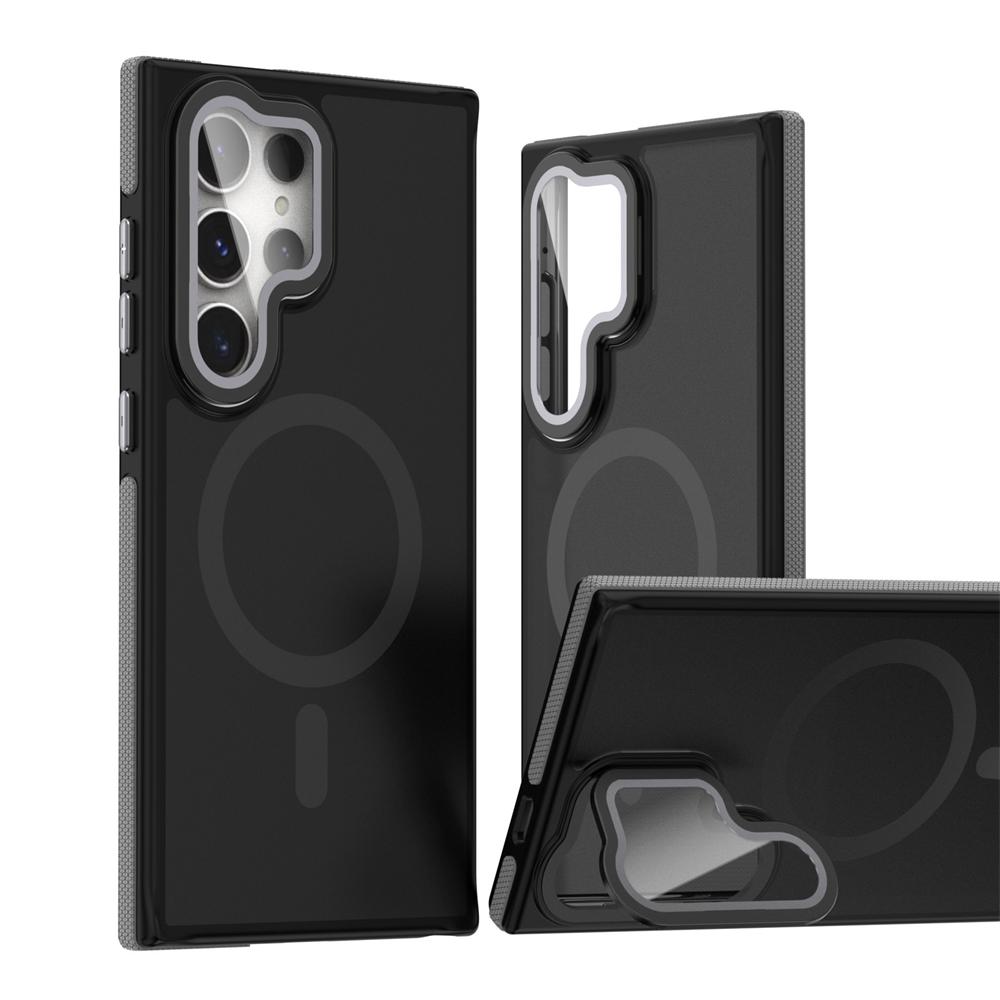 Linsenständer Halter Gradient Transparent Magnetischer Ring Hülle Für iPhone 17 16 15 14 13 Pro Max Für Magsafe Kabelloses Laden Abdeckung
