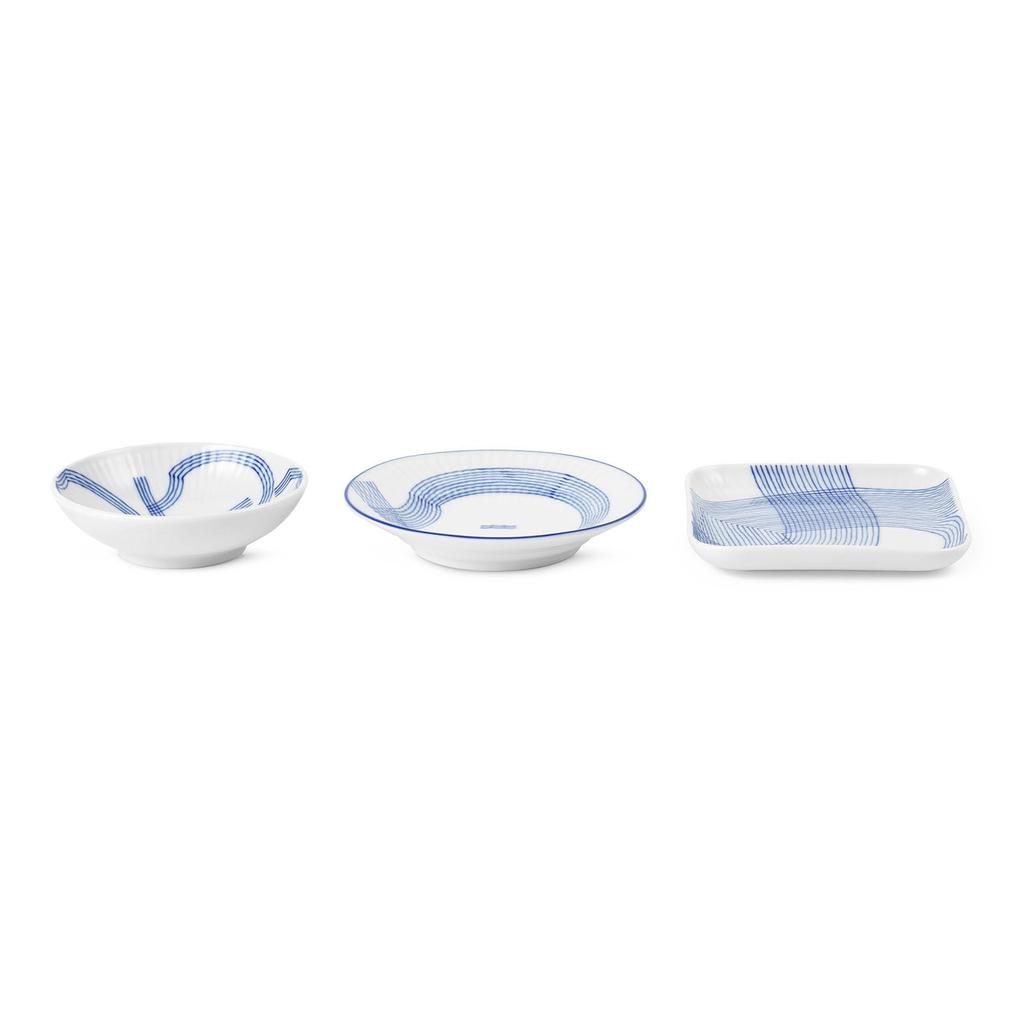 [Officially Imported] Royal Copenhagen Motif Mini Plates, Approx. 11cm, Set of 3 Designs, 1075871