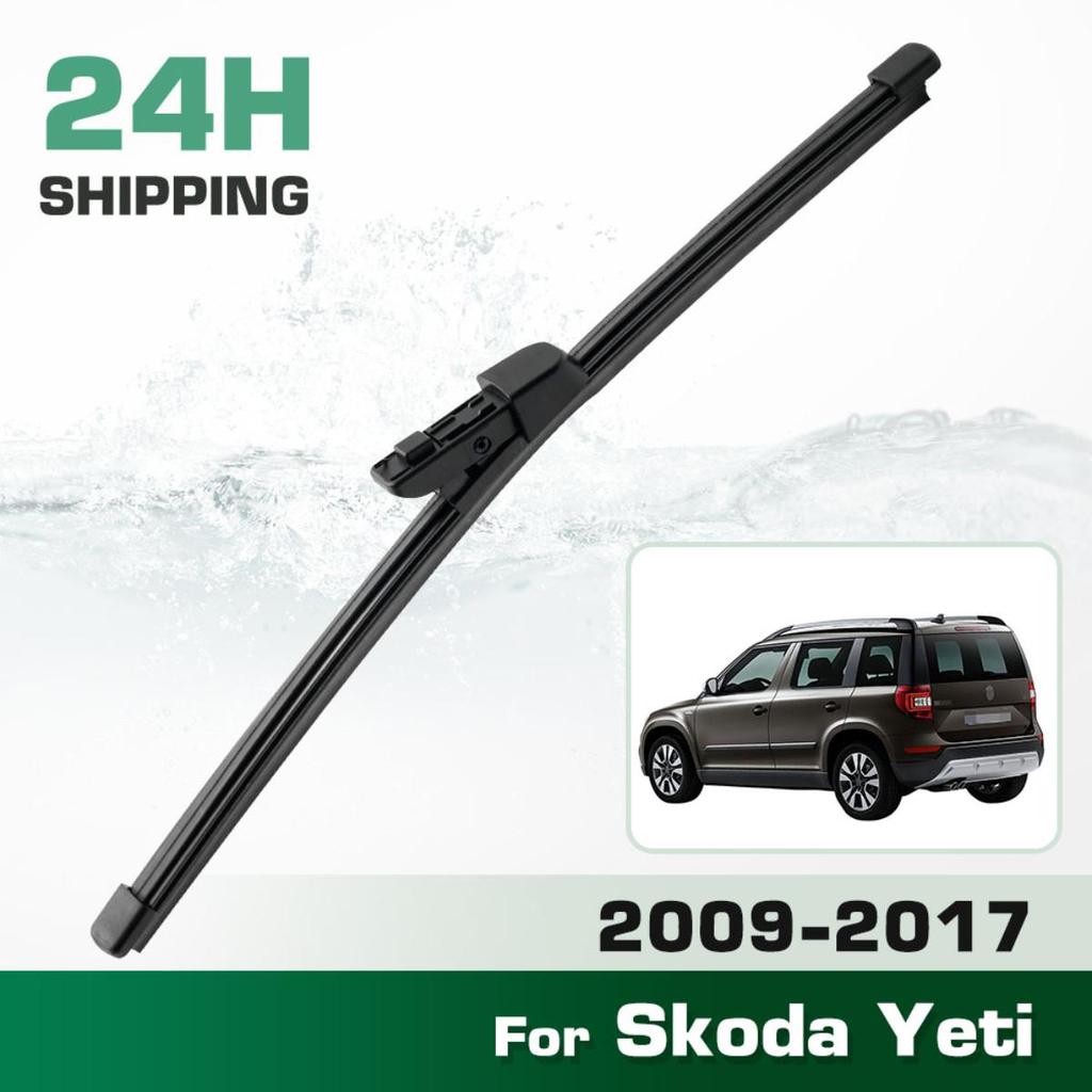 Wycieraczki tylnej szyby,Wycieraczki premium na każdą pogodę, zamiennik dla Skoda Yeti 2009-2017, naturalna guma bagnet, łatwe w montażu 11″