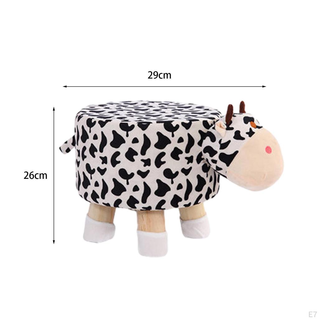 Foot Rest Stool Decorative Stable Mute Bottom Pads Ottoman Round Footstool for