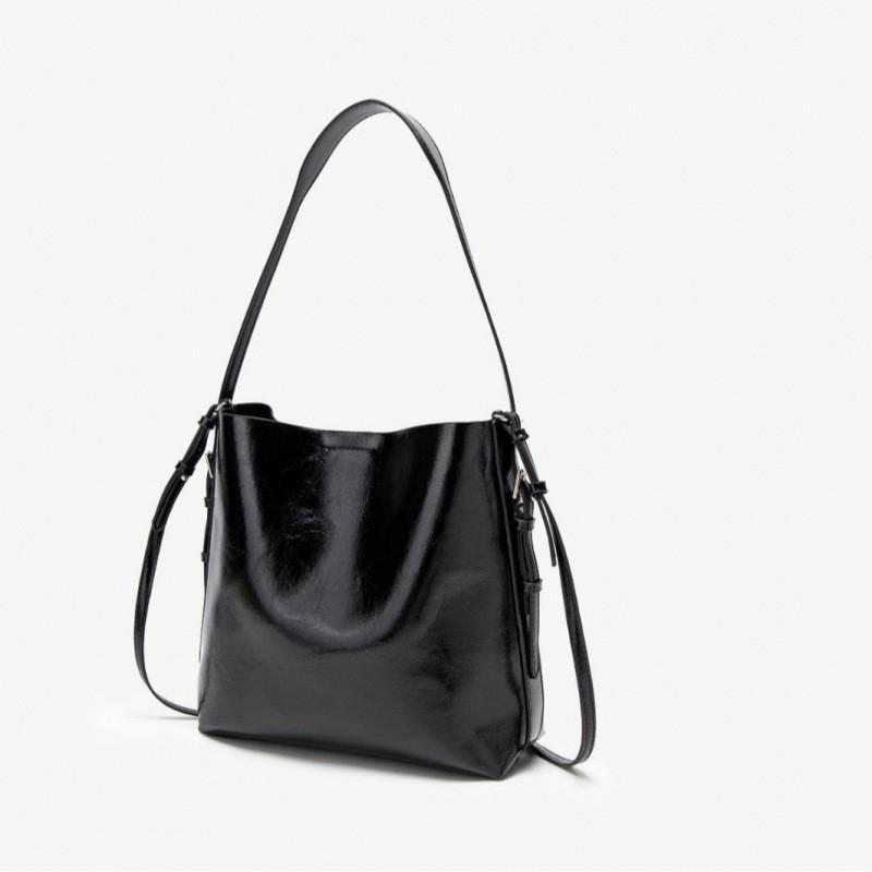 Z Cross-border Women's Bag 2024 New Fashionable All-matching Large-capacity Single-shoulder Strap Bucket Underarm