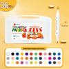 12-Color Acrylic Marker Set - Water-Based Paint for DIY, Ceramic, Graffiti Projects