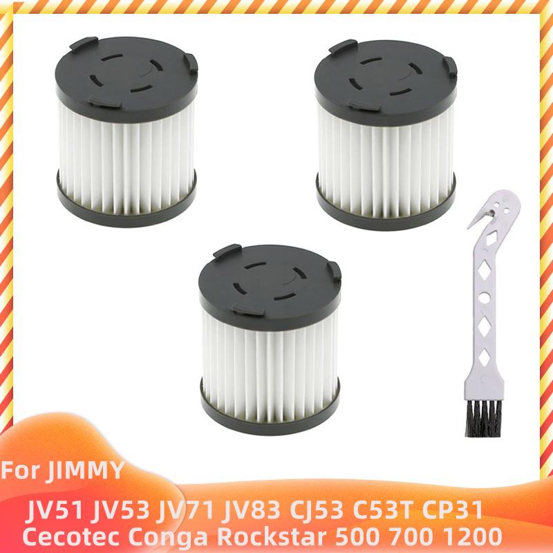Compatible for JIMMY Handheld Cordless Vacuum JV51 JV53 JV71 JV83 CJ53 C53T CP31 Conga Rockstar 300 500 700 1200 Ultimate Filter