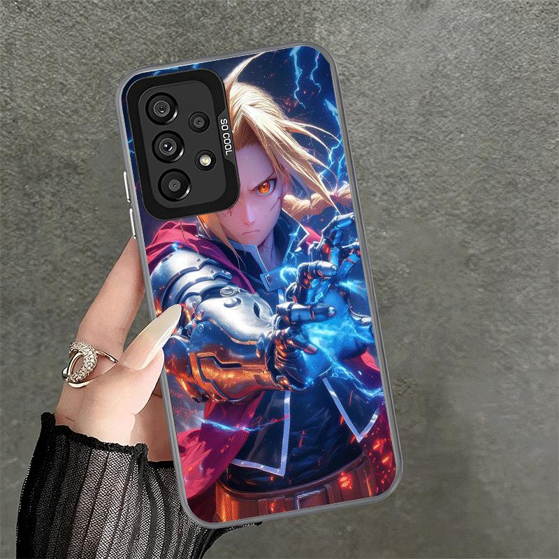 F-ullmetal A-Alchemist Anime Shockproof Phone Case for Samsung A17 A16 A15 A14 A37 A57 A36 A56 A26 A35 A55 A25 A34 A54 A24 A13 A