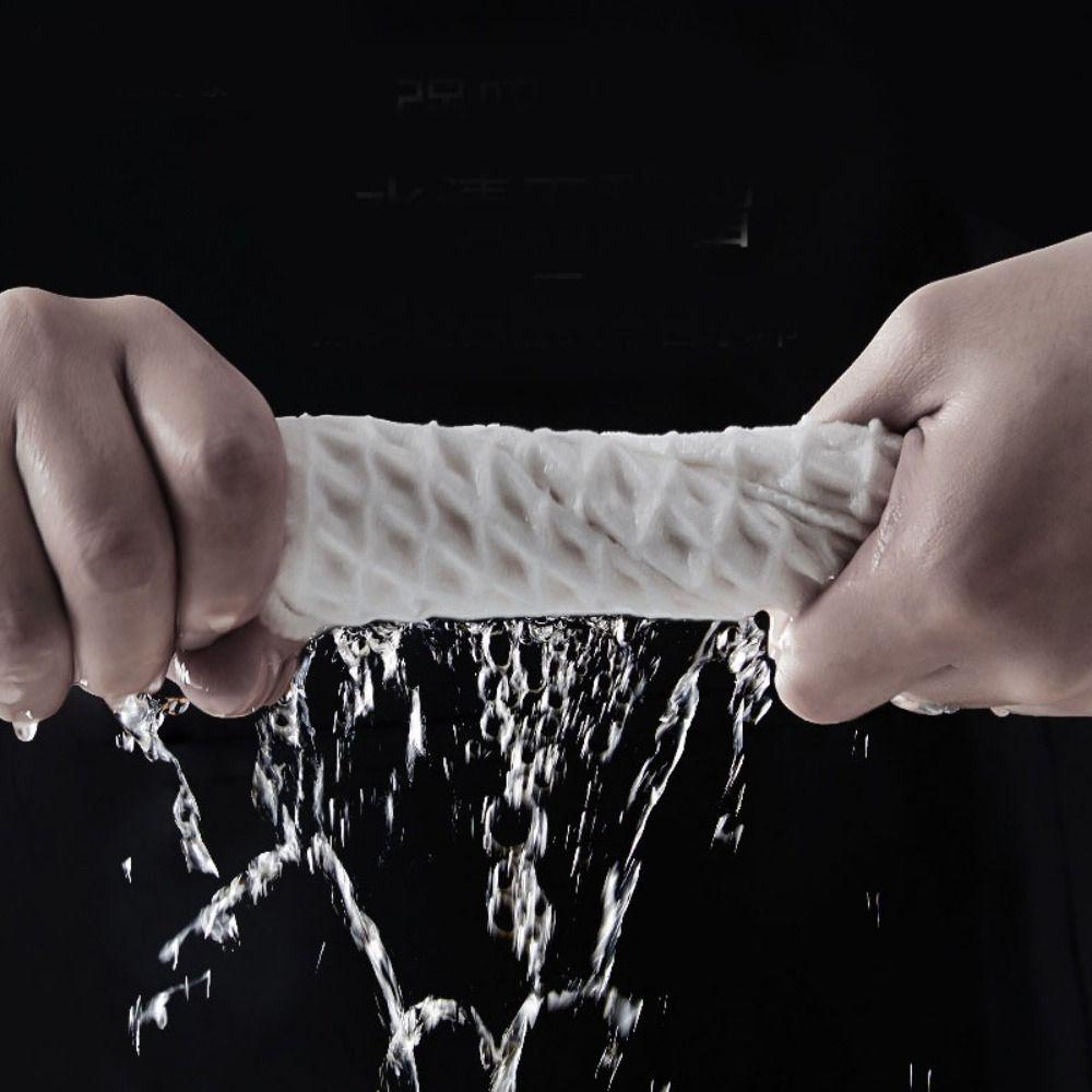 Absorbent Cleaning Cloth Waffle Pattern Dishcloth High Performance Kitchen Towel  Kitchen