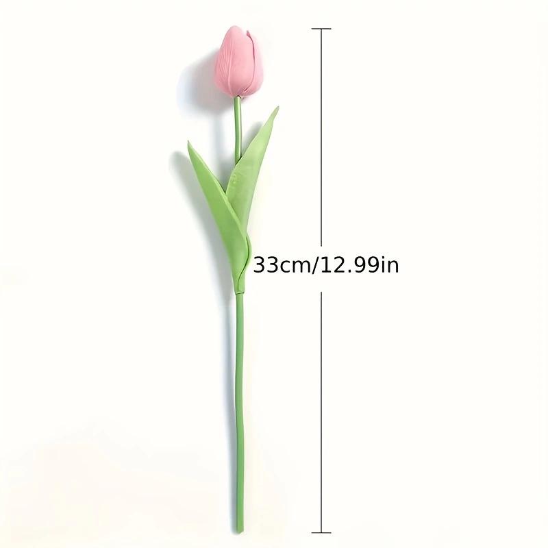 Hoge Kwaliteit PU Tulp Kunstbloemen voor Huis, Hotel, Bruiloft en Fotografie Props - Realistische en Elegante Decoratie