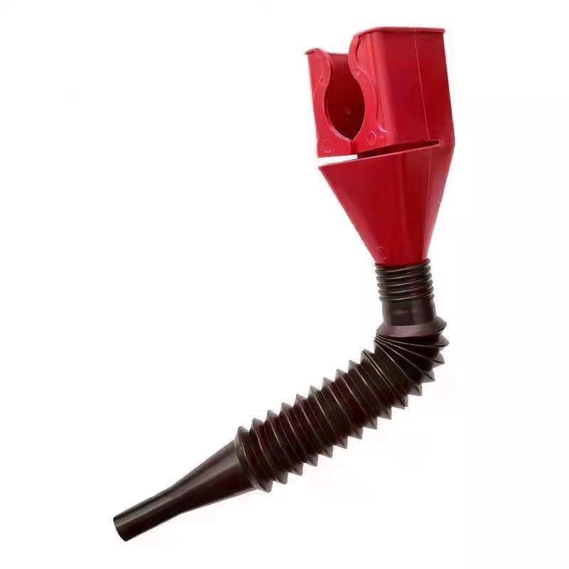 Car Refueling Funnel Gasoline Foldable Engine Oil Funnel Tool Plastic Funnel Car Motorcycle Refueling Tool Auto Accessories красный