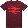 British Rail Logo Tshirt As Worn By Damon Albarn Retro Arrows Railway Unisex Kids
