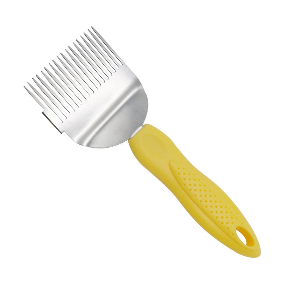 

1 шт. Скребок для пчел Многофункциональная вилка для меда 18 игл Нержавеющая сталь Нож для нарезки меда Инструмент для пчеловодства Разреженный скребок Лопатка