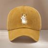 Hamster Muster Baseballkappe verstellbare Größe Schirmmütze Herren und Damen gleicher Stil einfache trendige Kappe mit gebogenem Schirm