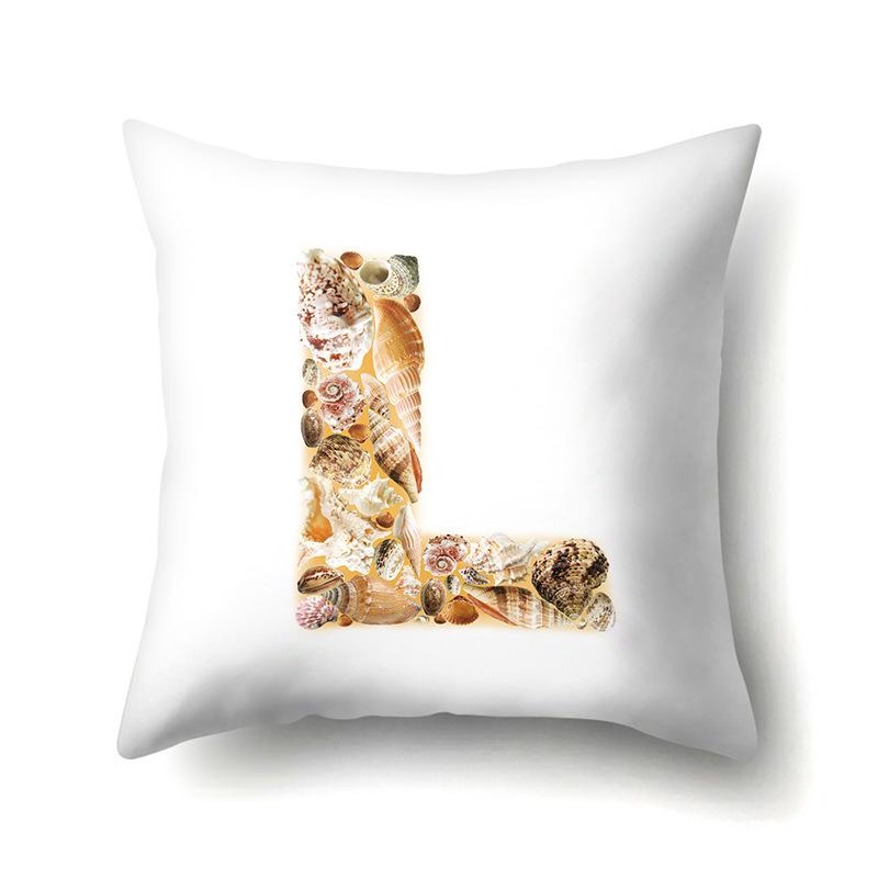 Polyester Pillowcase Automobile Decoration Home 26 English Letter Printed Pillowcase