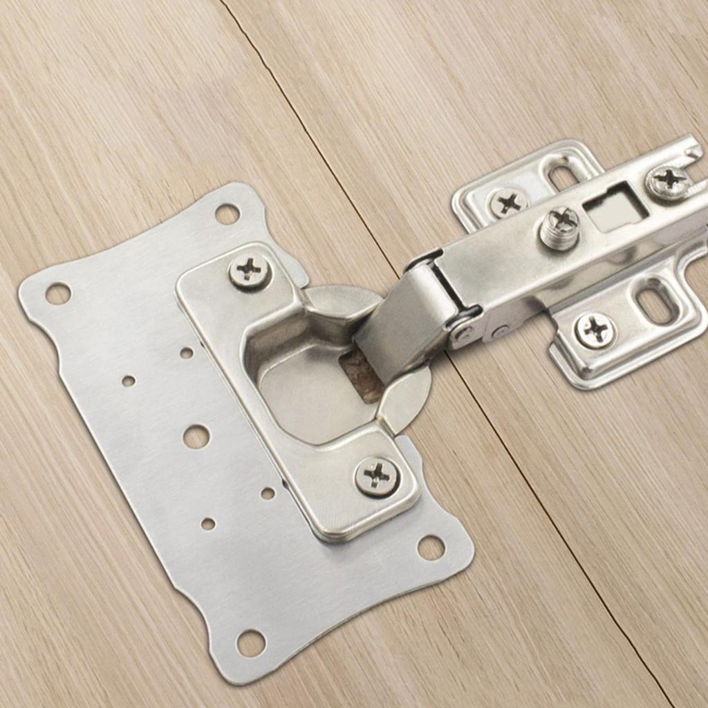High Quality Stainless Steel Hinge Repair Piece, Cabinet Door Fixing Plate Hinge Hole Position Repair and Installation Gasket