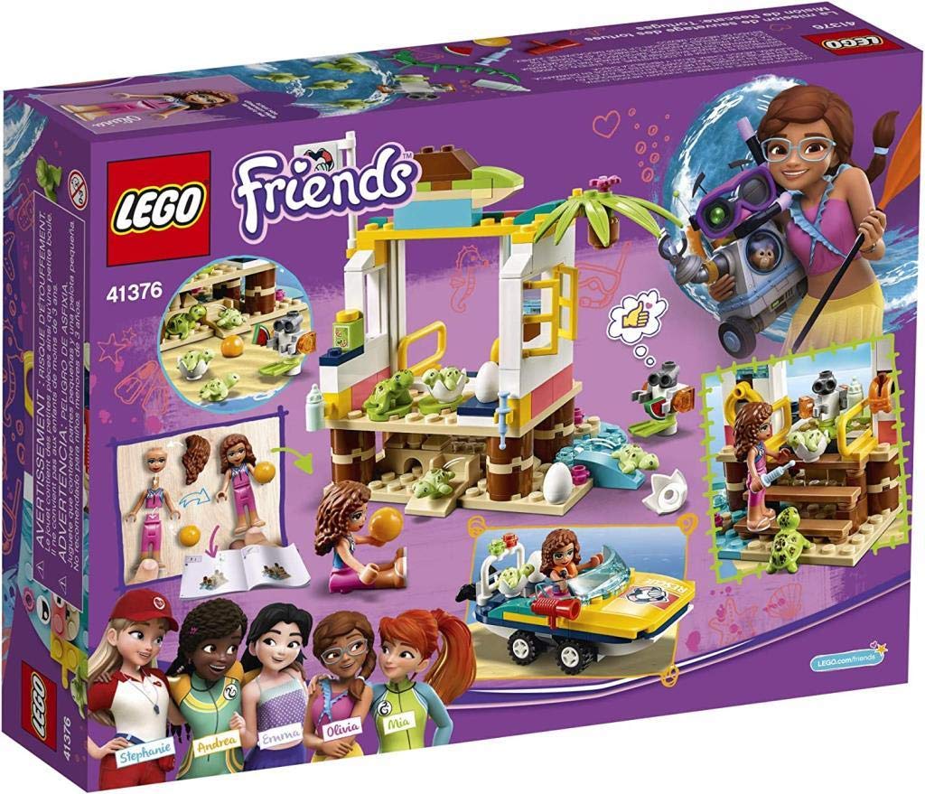 LEGO Friends Turtle Rescue Center 41376 Building Blocks Toy for Girls