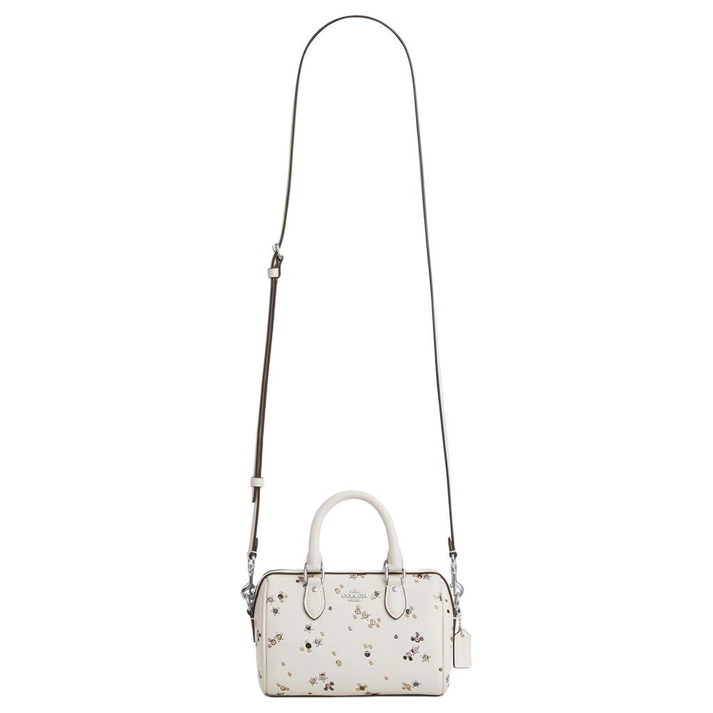 Coach Rowan 18 Star Print Boston Bag Women handbags White CCI68-SVCAH