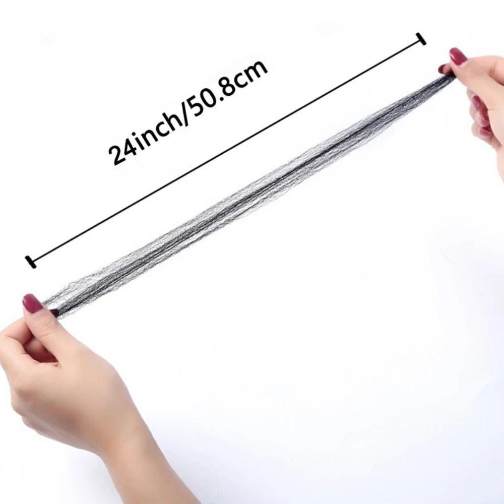 144PCS/SET Professional Elastic Hair Net Nylon Disposable Wig Cap Hair Mesh Styling Tools