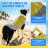 Summer Dog Cooling Clothes with Ice Pack Pocket Reflective Breathable Heat Relief Pet Vest for Medium Large Dogs Pet Costume