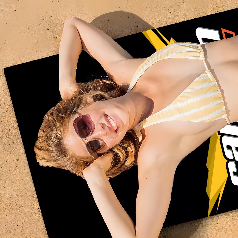 C-Can-Am Towel Polyester Beach Towel Quick Dry Sand Free Bath Towel For Summer Pool Travel Vacation