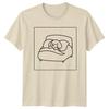 Sleeping Dog Cartoon Animal Unisexs TShirt Unisexs Tee Unisex Graphic Top