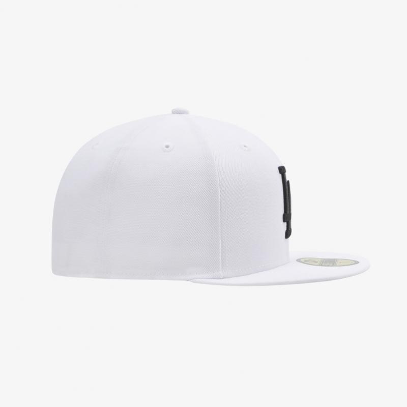 New Era Mlb La Dodgers Czapka Fitted Optic White
