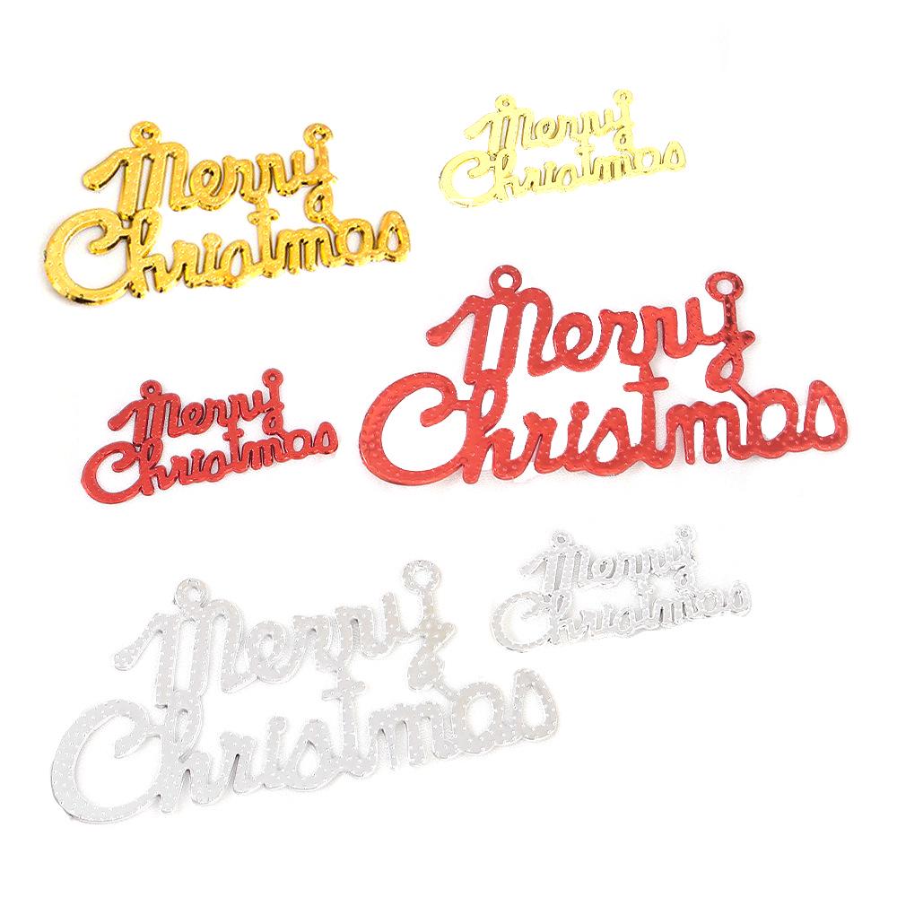 Christmas English Letter Ornament - Festive Tree Decoration & Gift