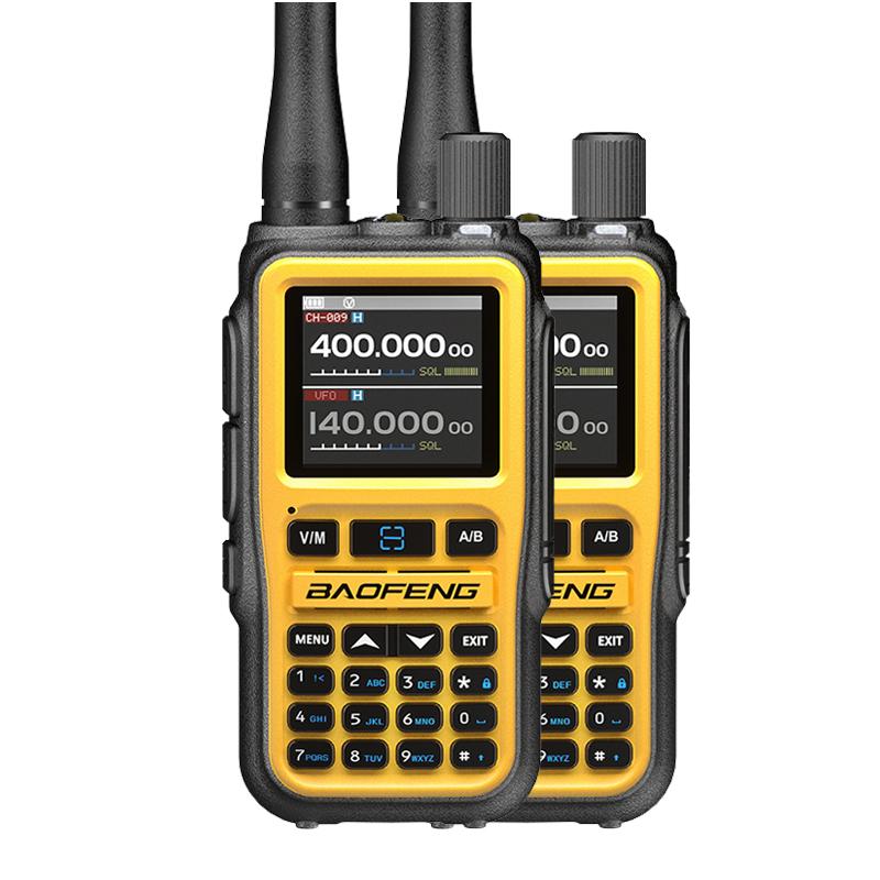 BAOFENG UV 5R Mini-Funkgerät Bluetooth Kabellos Frequenzkopie Große Reichweite Dual-PTT UHF VHF AM Typ-C Lade Amateur 2-Wege-Funkgerät