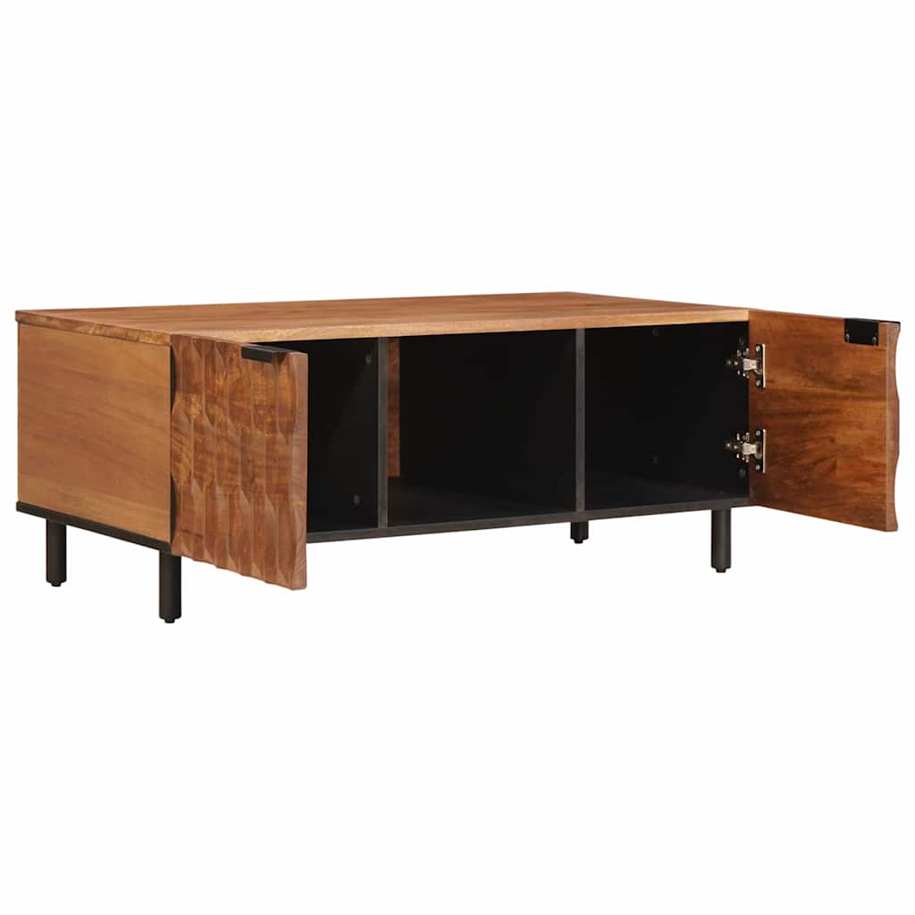 Coffee Table Brown 100 X 54 X 40 Cm Solid Mango Wood
