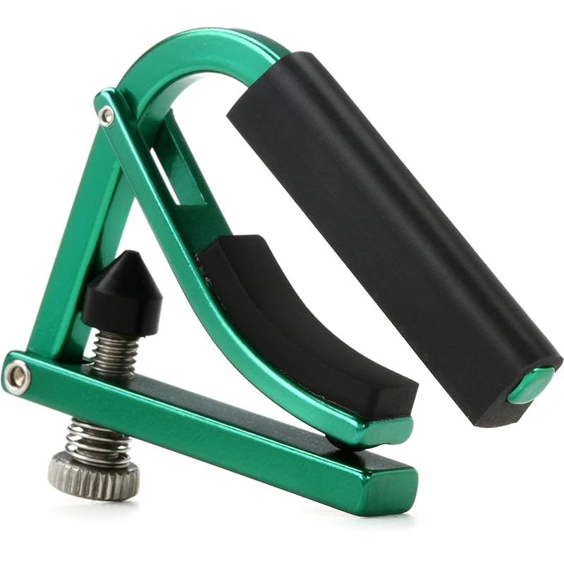 

SHUBB shabu capo tasto for ukulele Made of lightweight aluminum L-9 Green green