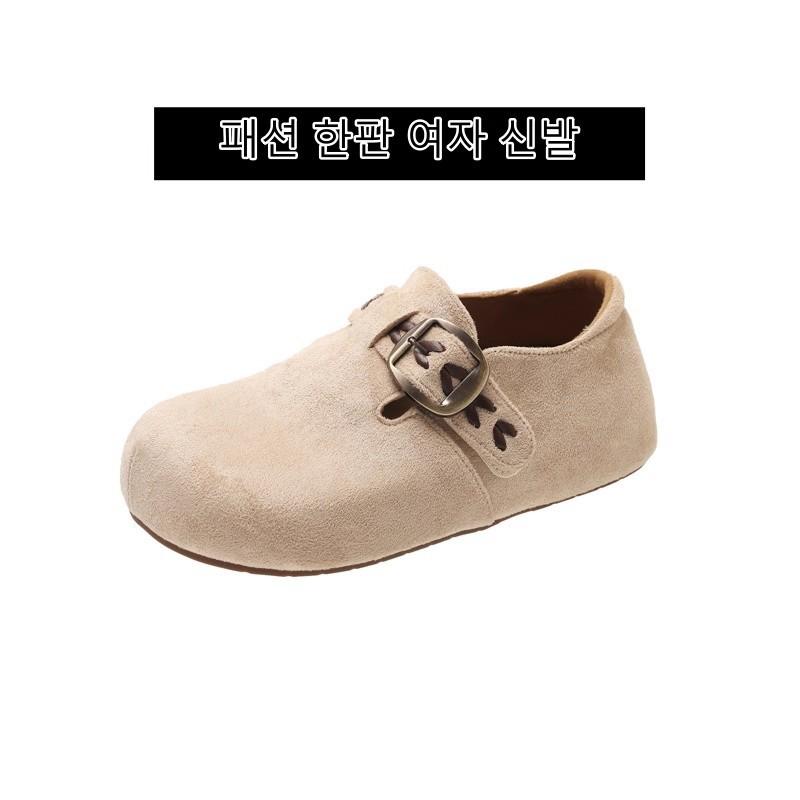 Korean Retro Embroidery All-inclusive Boken Shoes, Women's Retro One-pedal Platform Casual Single Shoes, New In Autumn 2025