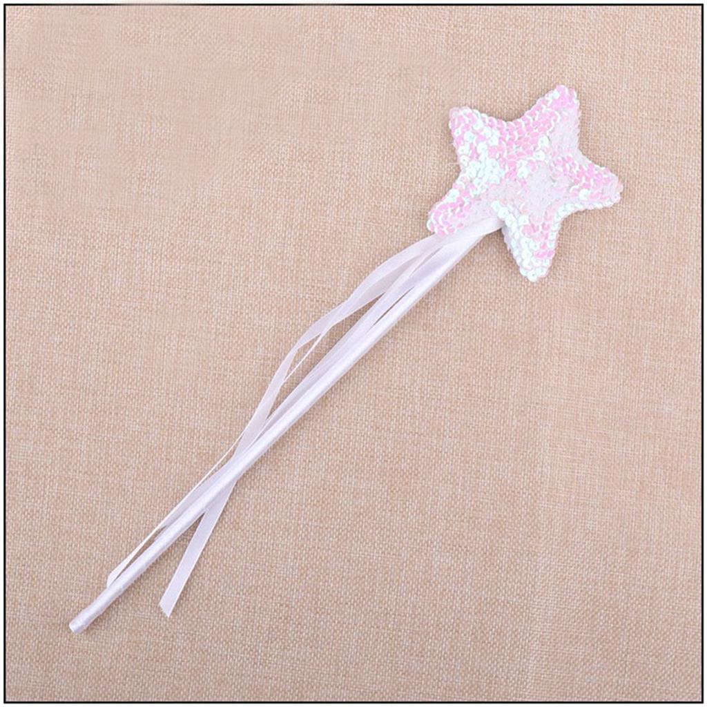 1Pc Fairy Cat Teasing Stick Five Pointed Star Fairy Wand Magic Stizh Party Princess Cosplay Props Cute Kids Girl Magic Stick