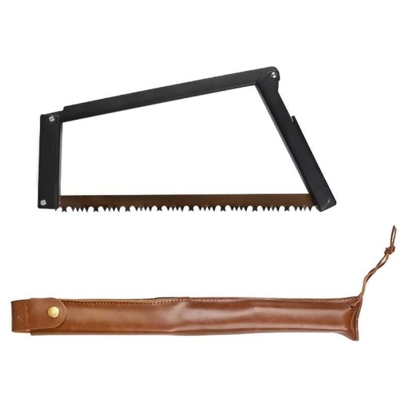 Easy Use 13 Inch Folding Bow Saw Folding Hand Saw,Multifunctional Rectangular Hand Saws For Wood, Bone, Tree Pruning Black