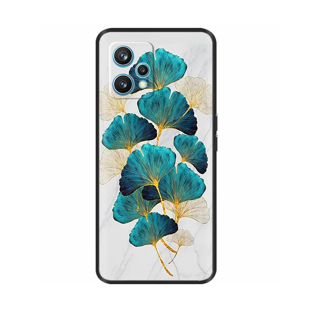 For Realme 9 Case Cover Lovely Plants Cartoon Cases for OPPO Realme 9 4G RMX3521 Realme9 Phone Case Soft Silicone fundas coque