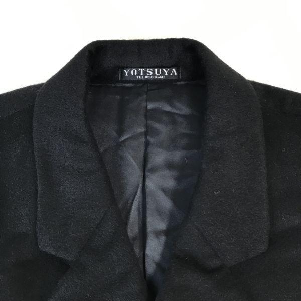 Woolexpo Cashalux UK Made 100% Cashmere Long Coat L-XL Black(USED)