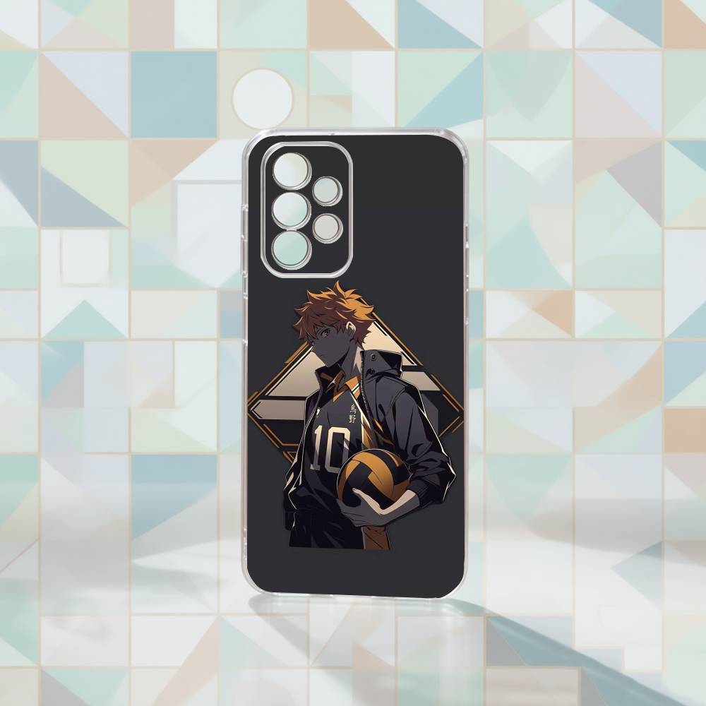 

Haikyu__ Shoyo Hinata Phone Case Transparent Silicone Soft For Samsung S25,S24,S21,S22,S23,S30,Ultra,S20,Plus,Fe Samsung S21plus