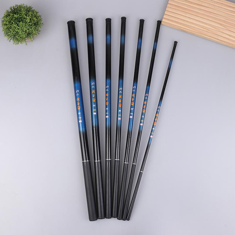 Vara de Pesca Telescópica para Rocha Fibra de Vidro 2.1/2.7/3.6/4.5/5.4/6.3/7.2M Vara de Pesca Spinning Vara Alimentadora de Carpa Vara de Surf Spinning