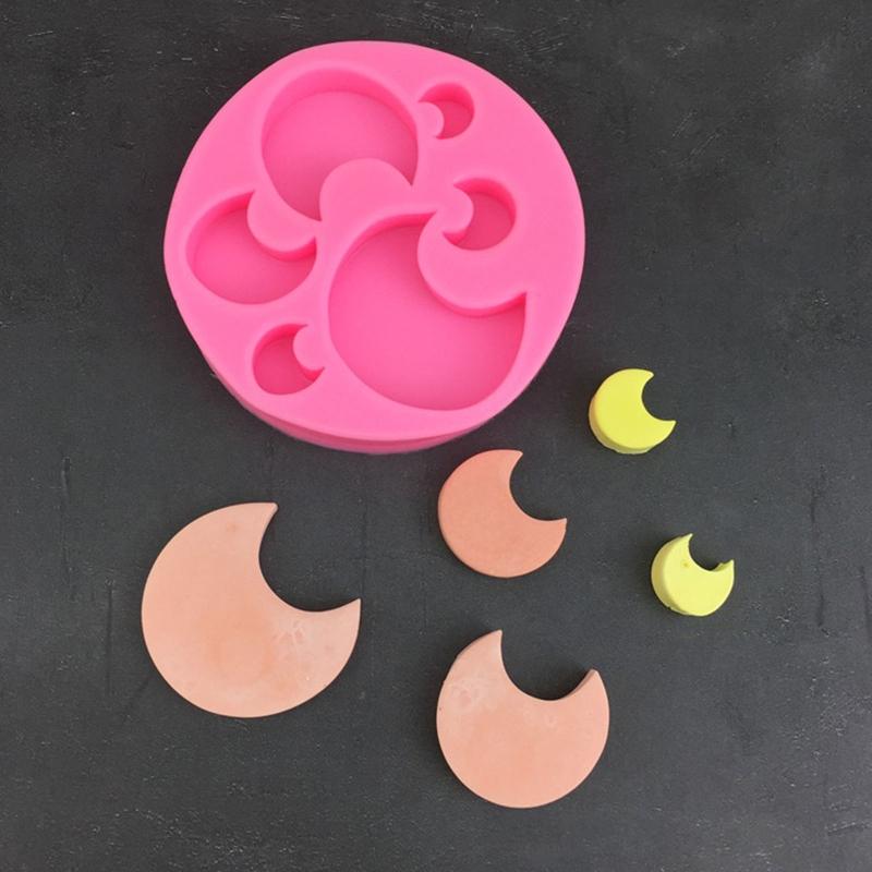Ice Cube Craft Soap Candle Gumpaste Chocolate Dough Molds Heart Moon Star Shape Cake Cookies Mold Gift for Baking Lover