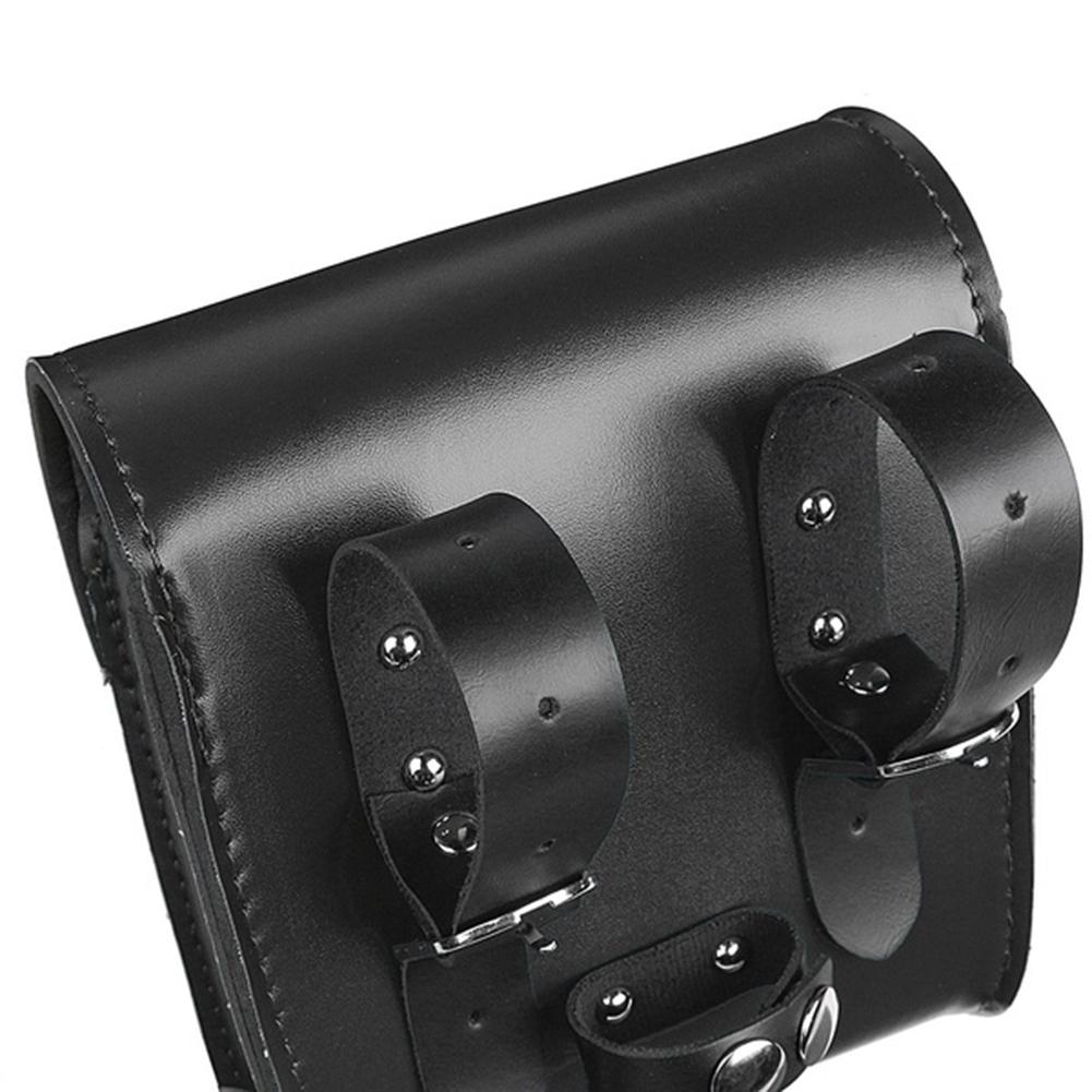 Motorcycle Faux Leather Luggage Storage Side Saddle Bag Fashion Cars Accessory