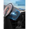 Cross-Border Magnetic Wireless Charger Magsafe Transparent Wireless Charging Stand Suitable for Apple 15W Car Mount
